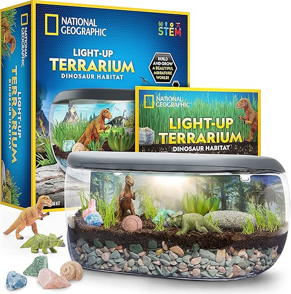 NATIONAL GEOGRAPHIC Light Up Terrarium Kit for Kids