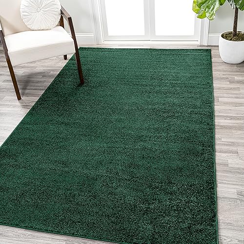 Miniatura 1 de JONATHAN Y SEU100L-5 - Alfombra de área de pelo bajo pinteriores, color liso difuso, fácil de limpiar, informalcontemporáneatradicional,