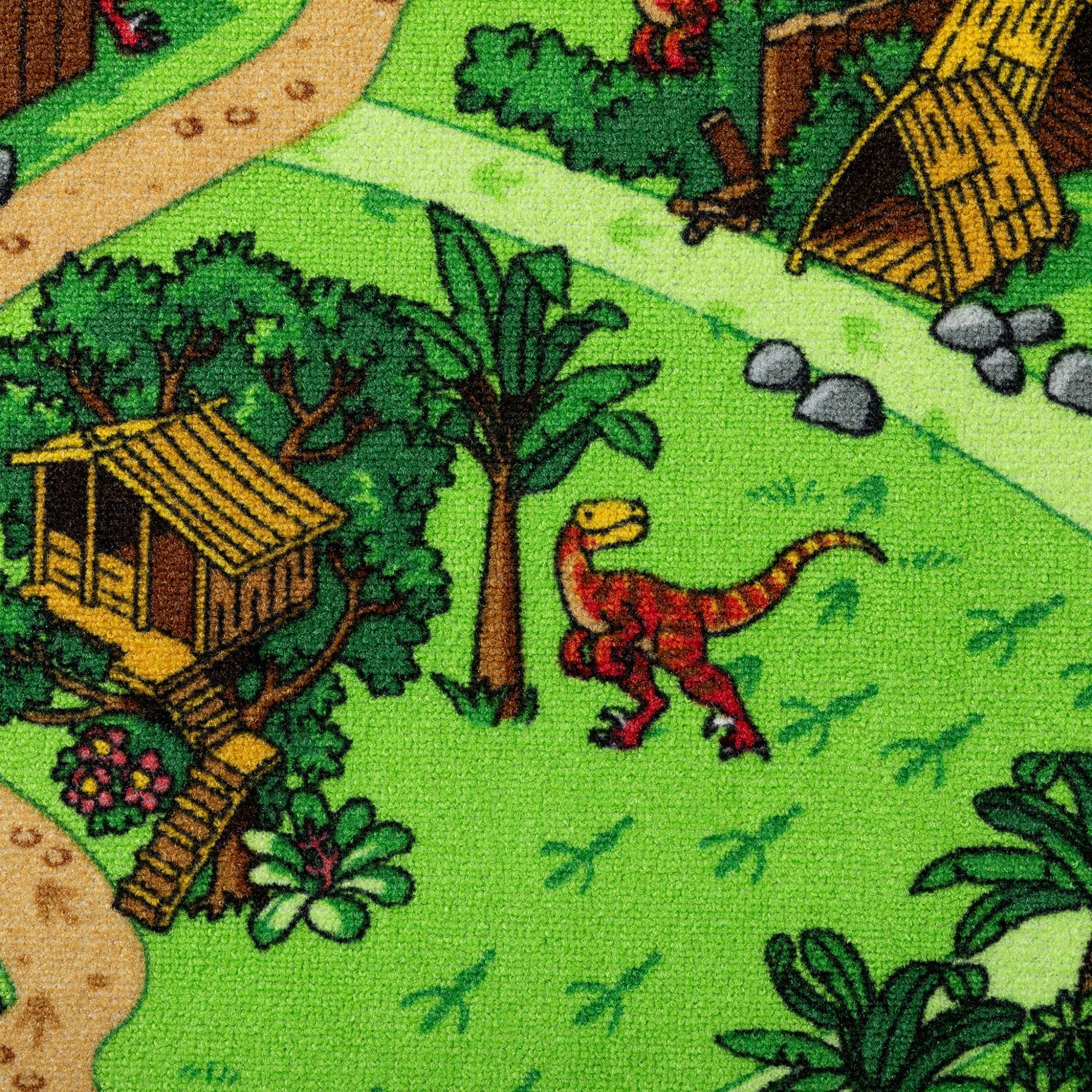 Steffensmeier Kinderteppich Buddy Rechteckig | Kinderzimmer und Spielteppich | Dino, Größe: 200x300 cm
