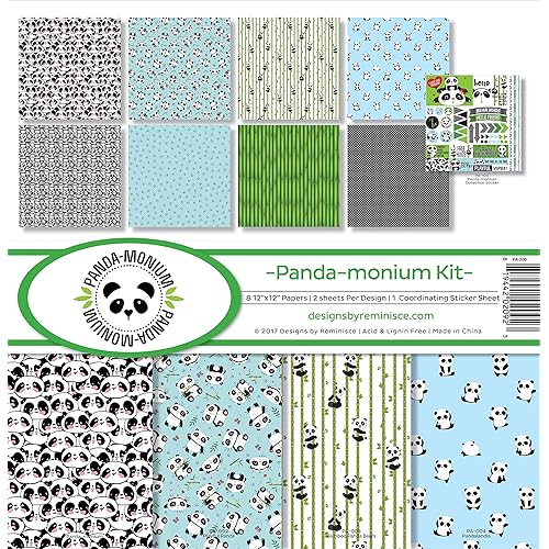 Reminisce PA-200 Panda-monium Scrapbook Collection Kit