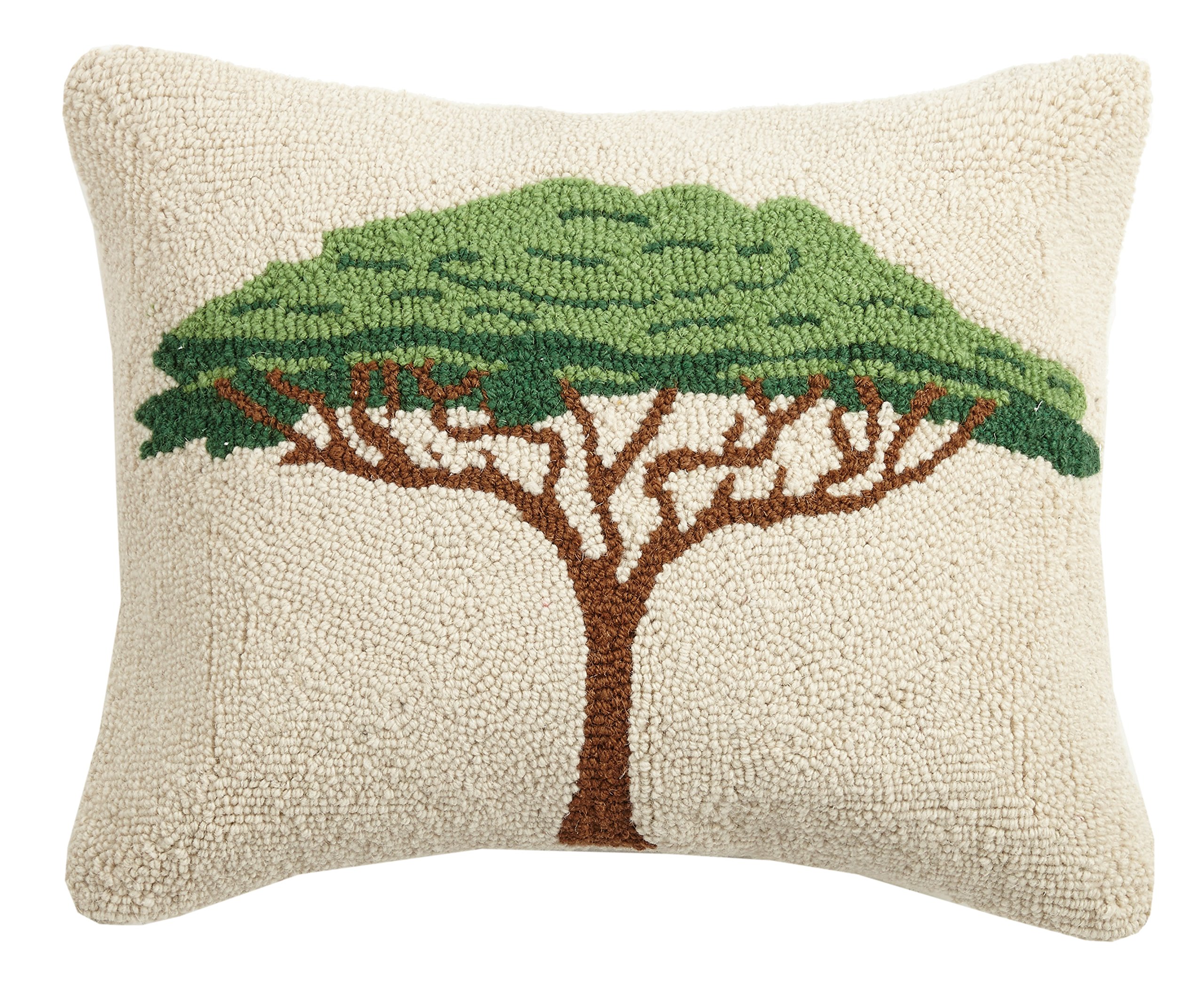 Peking Handicraft Acacia Tree Hook, 16x20 Throw Pillow