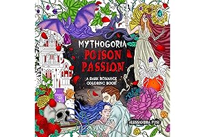 Mythogoria Adult Coloring Books: Embark on a Darkly Enchanting Artistic Journey with Mythogoria: Poison Passion