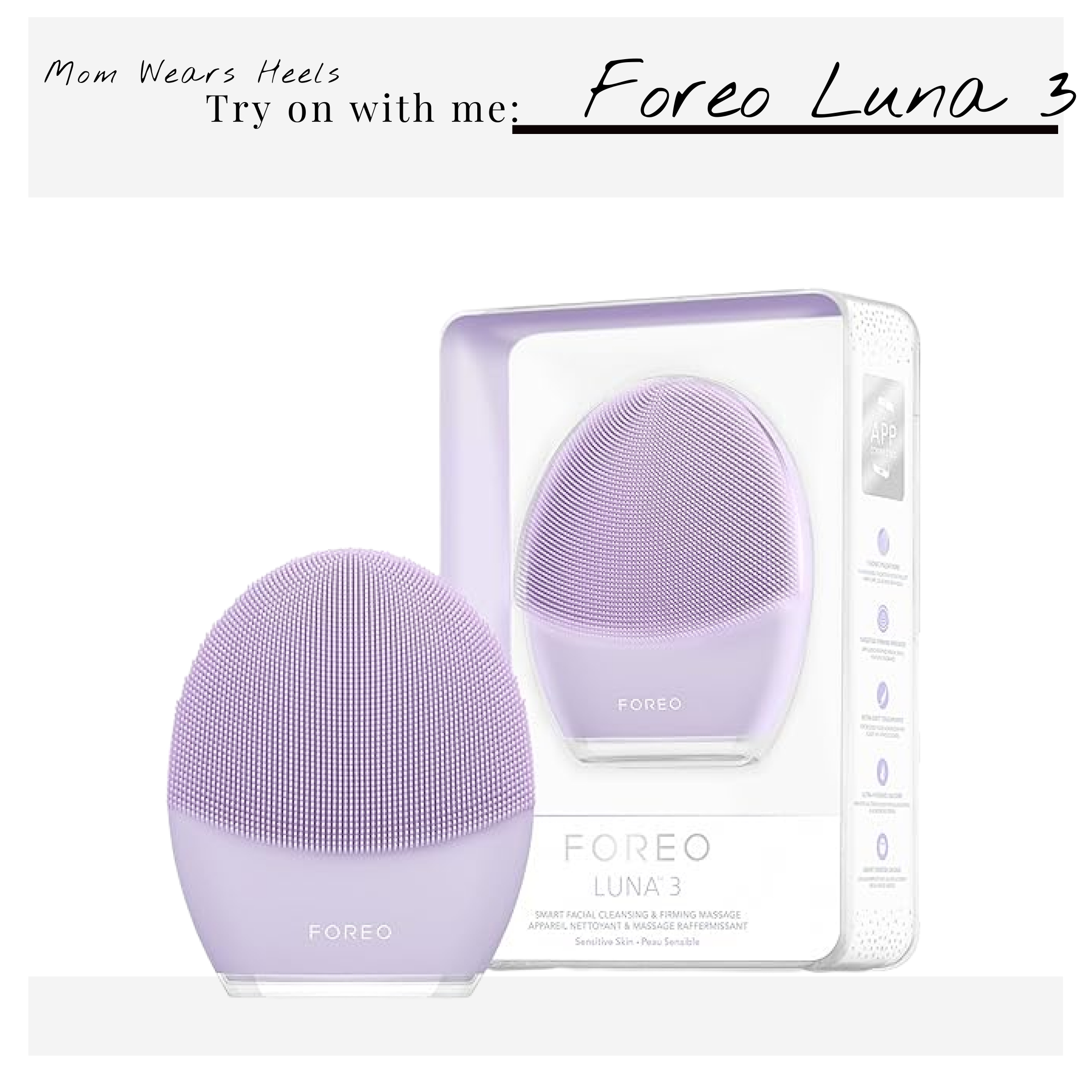 FOREO LUNA3 ラベンダー Foreo Luna 3 for Sensitive Skin - Dr. Skin Online