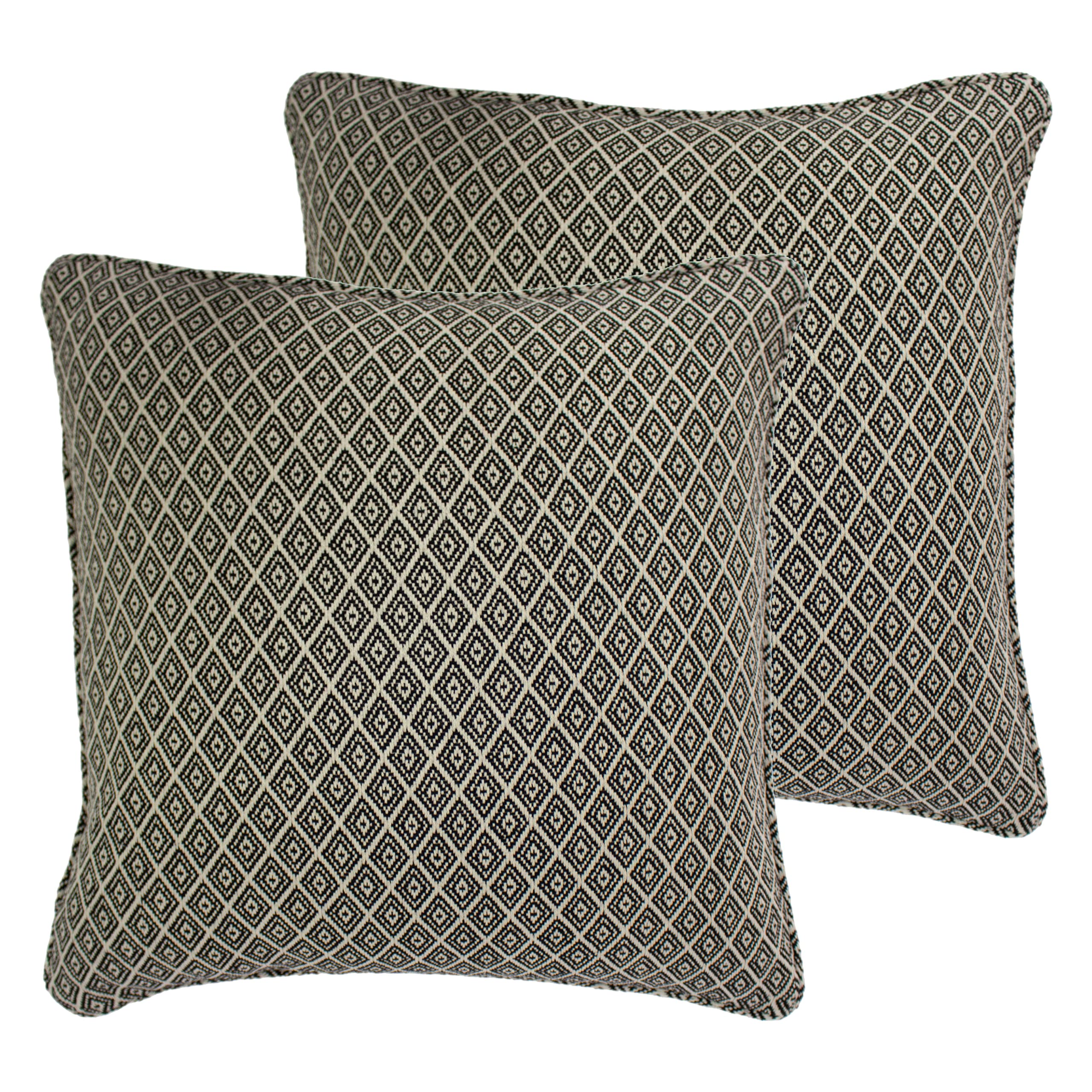 Geometric Square Cushion
