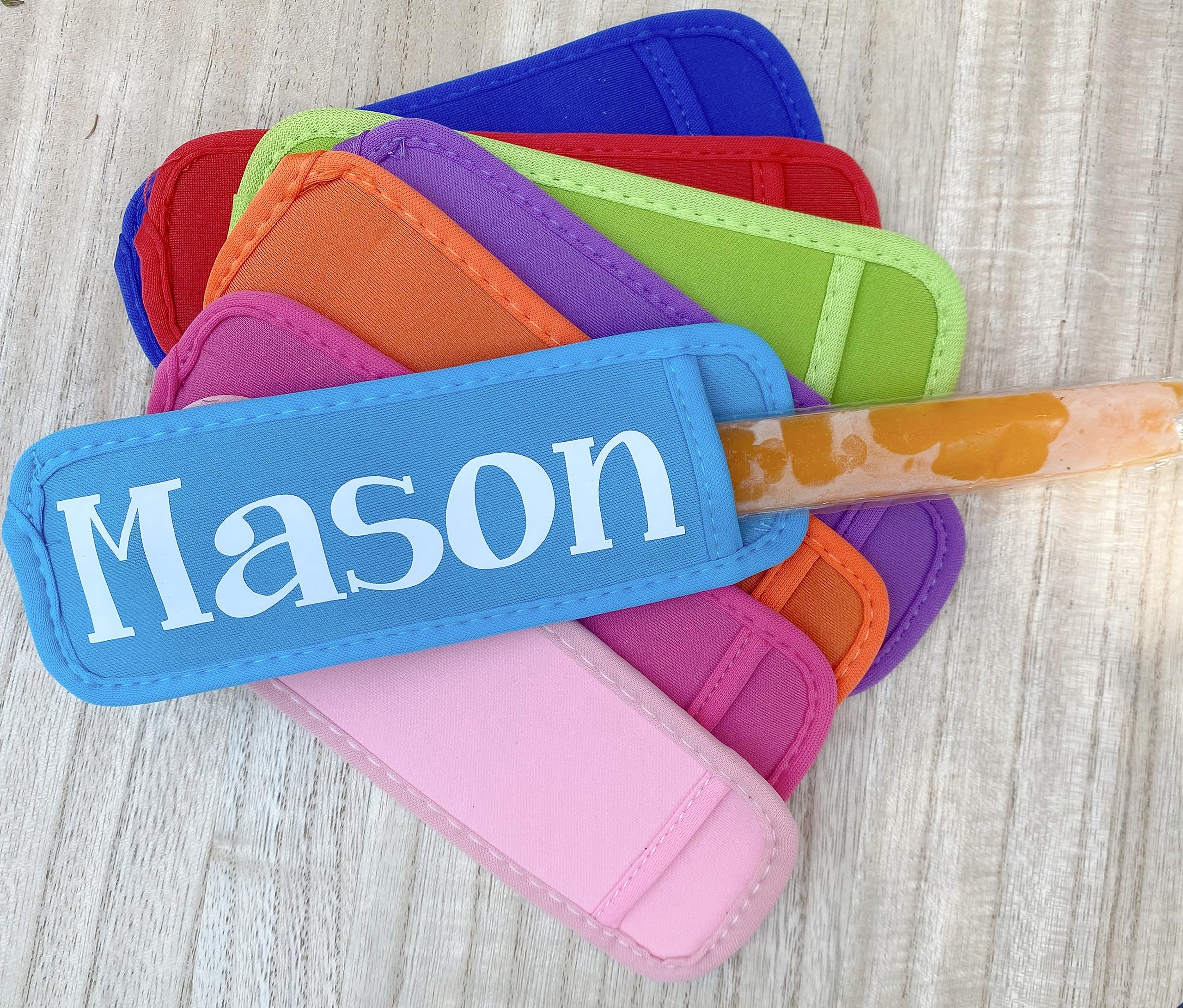 Easter Basket Filler Freezer Ice Pop Holder Sleeve - Personalized - Summer Party Favor