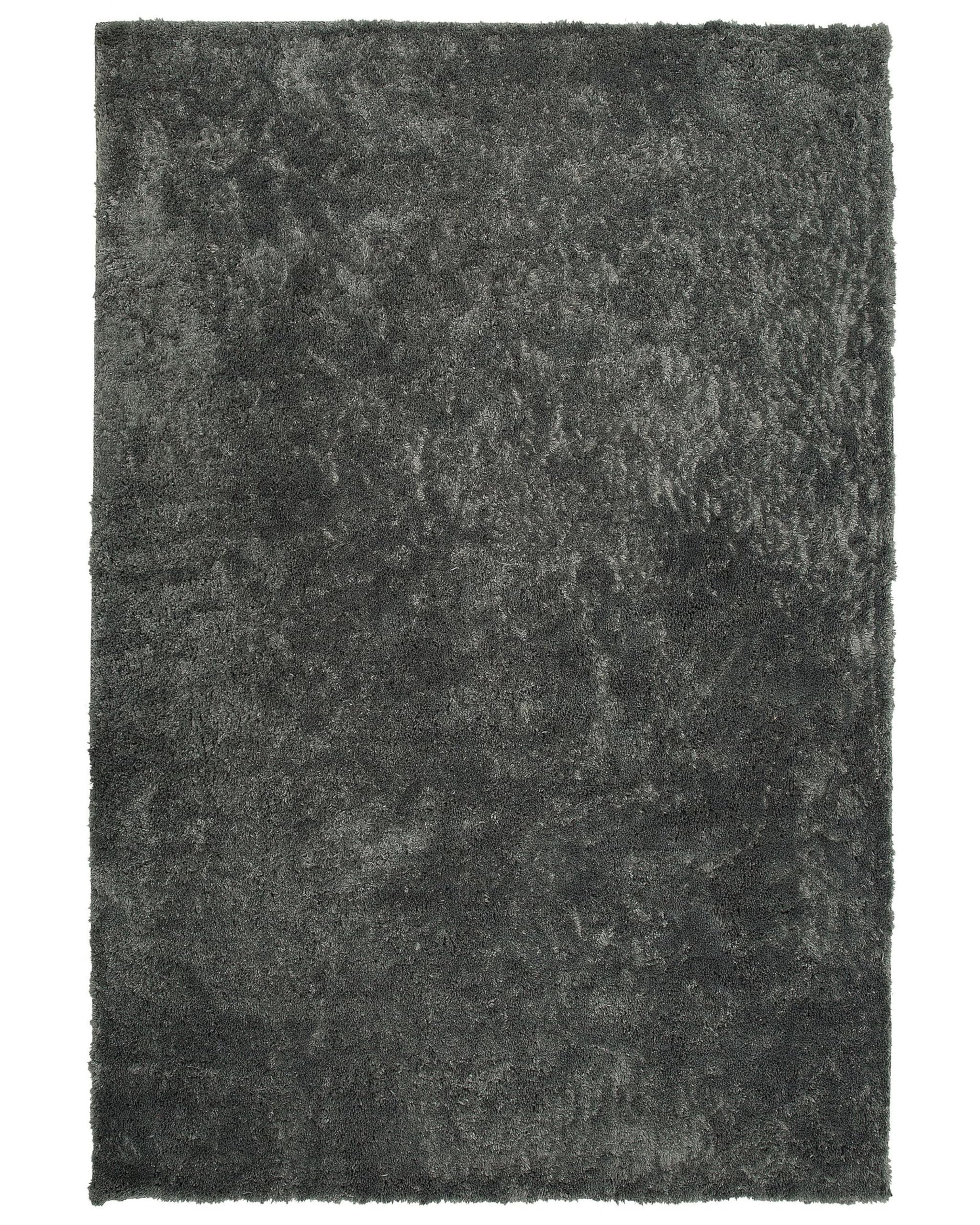 Dywan shaggy puszysty długie włosie do salonu 140x200 cm ciemnoszary Evren