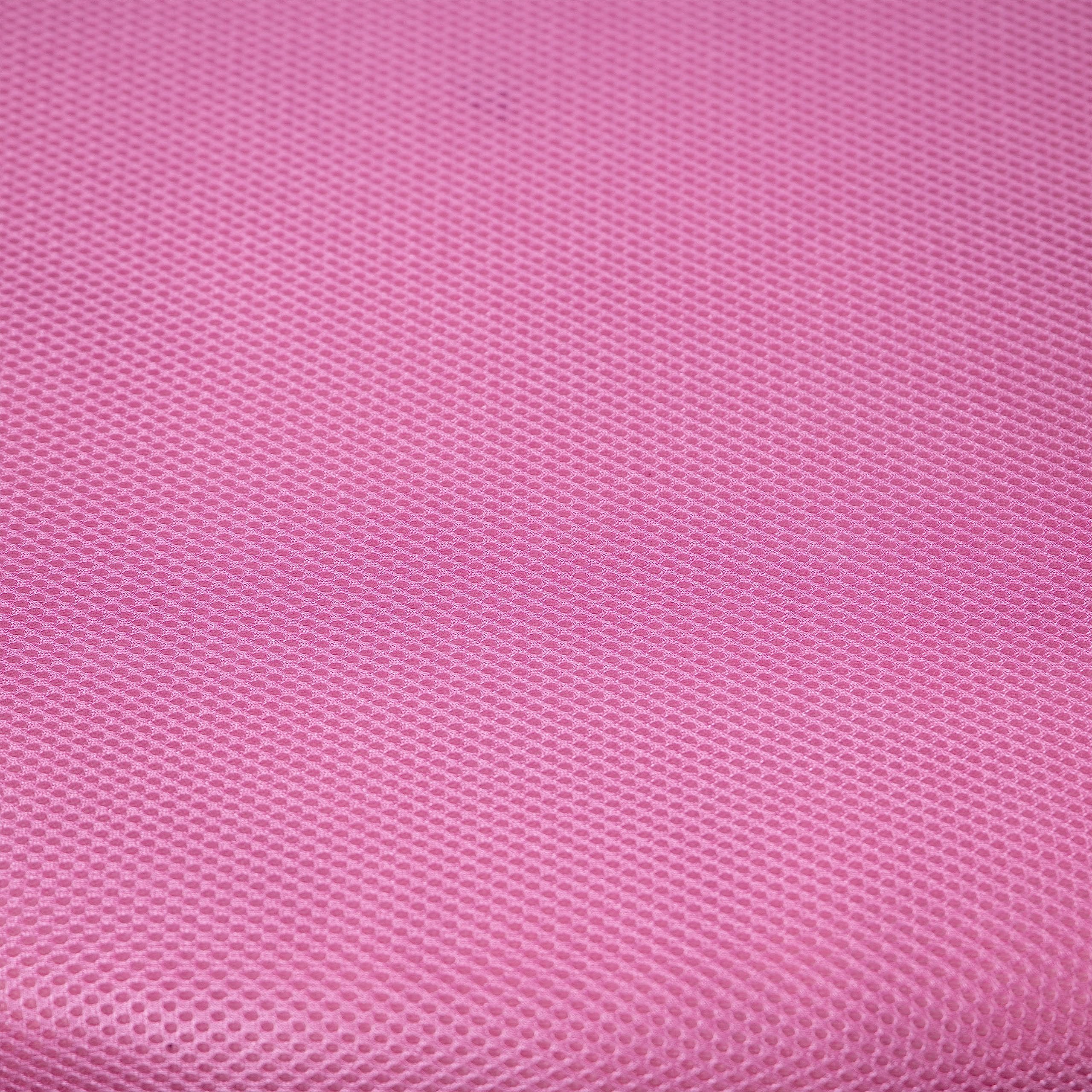 Adec Group Brisa, Silla de Escritorio giratoria, Silla de Oficina, Silla despacho con Ruedas, Color Rosa Claro, Medidas: 60 cm (Ancho) x 60 cm (Fondo) x 93-101 cm (Alto)