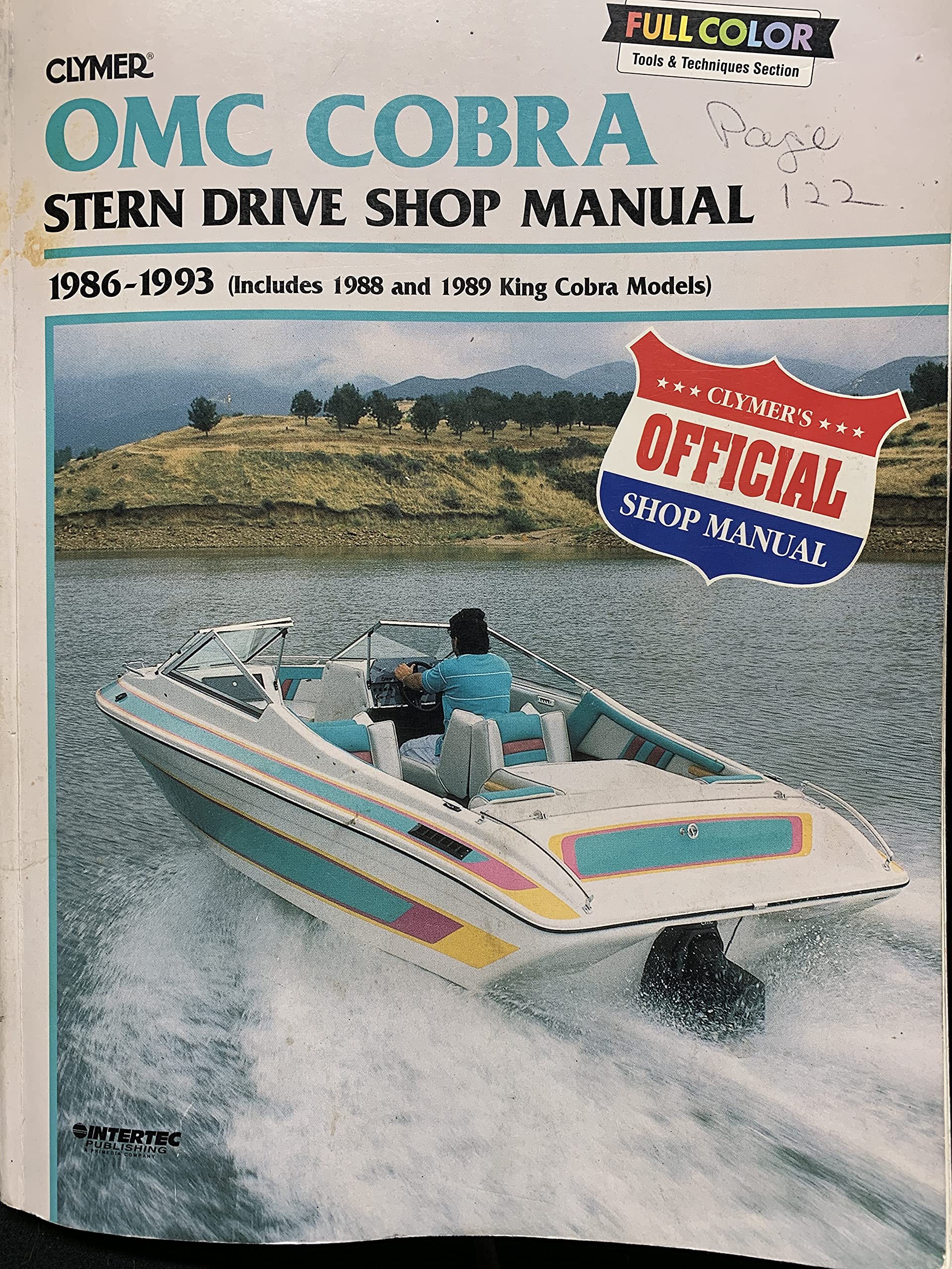 OMC Cobra Stern Drive Shop Manual, 1986-1993 (Includes 1988 and 1989 King Cobra Models)