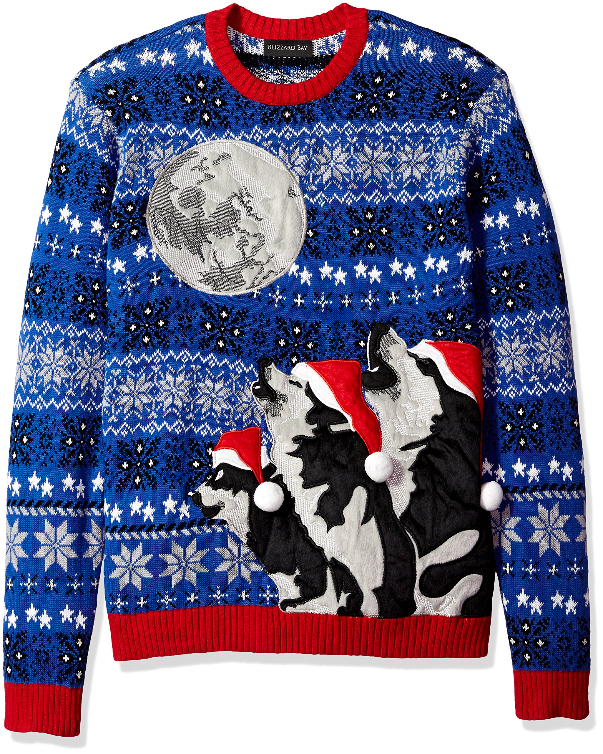 Maglia Natale Merry Woofmas Per Levriero - Divertente Ugly Sweater, Cotone, Maniche Lunghe, Girocollo