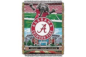 NCAA Home Field Advantage Woven Tapestry Throw Blanket