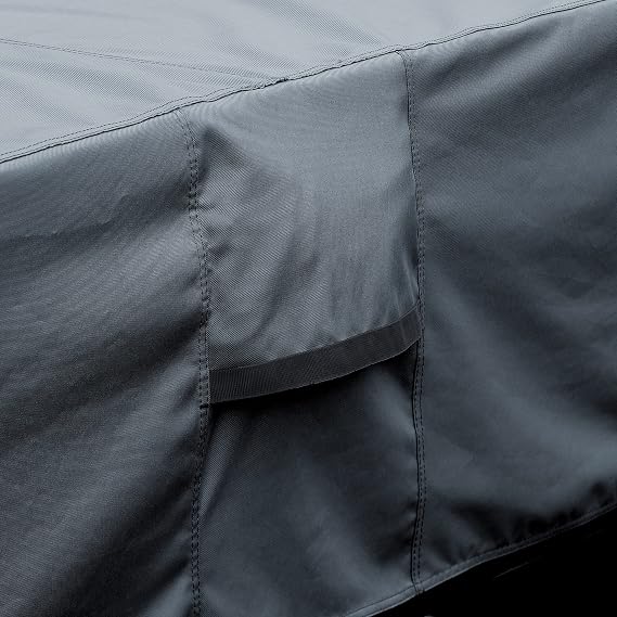 pool spa part Waterproof Heavy Duty Water-Resistant Polyester Hot Tub Cover,UV Protection SPA Cover for Hot Tub (83(L) x83(W) x20(H), Dark Gray)