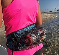 Vista 3 de SUP Paddleboard Kayak Keys Teléfono Botella de agua Cintura Riñonera Riñonera Hip Pack Bolsa de red de almacenamiento