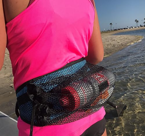 Miniatura 3 de SUP Paddleboard Kayak Keys Teléfono Botella de agua Cintura Riñonera Riñonera Hip Pack Bolsa de red de almacenamiento