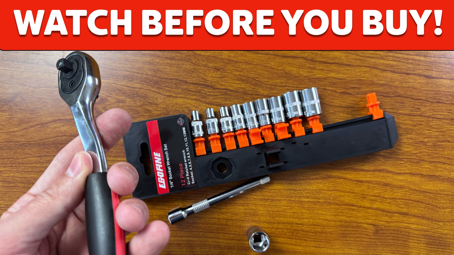 Watch Unboxing the Ratchet Socket Wrench Set - What's Inside?! on ...