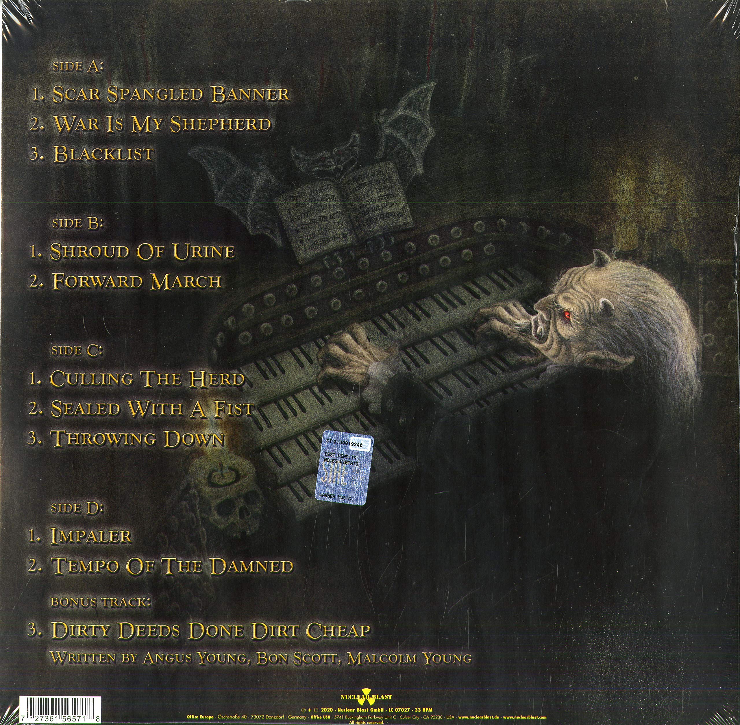 Tempo of the Damned (2lp) [Vinyl LP]