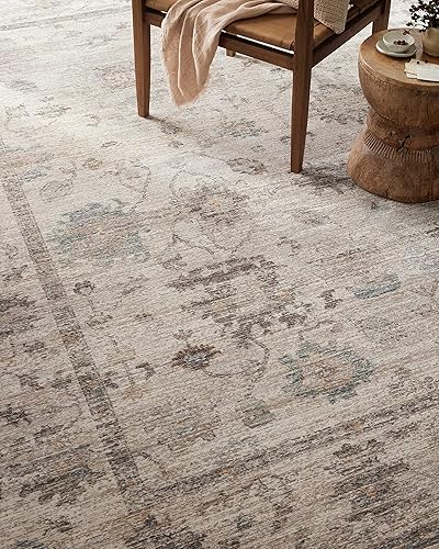 Miniatura 5 de Loloi Magnolia Home de Joanna Gaines Millie Collection MIE-01 PlataDove 2'-7" x 8'-0", 0.64 cm de altura de la pila, alfombra de pasillo
