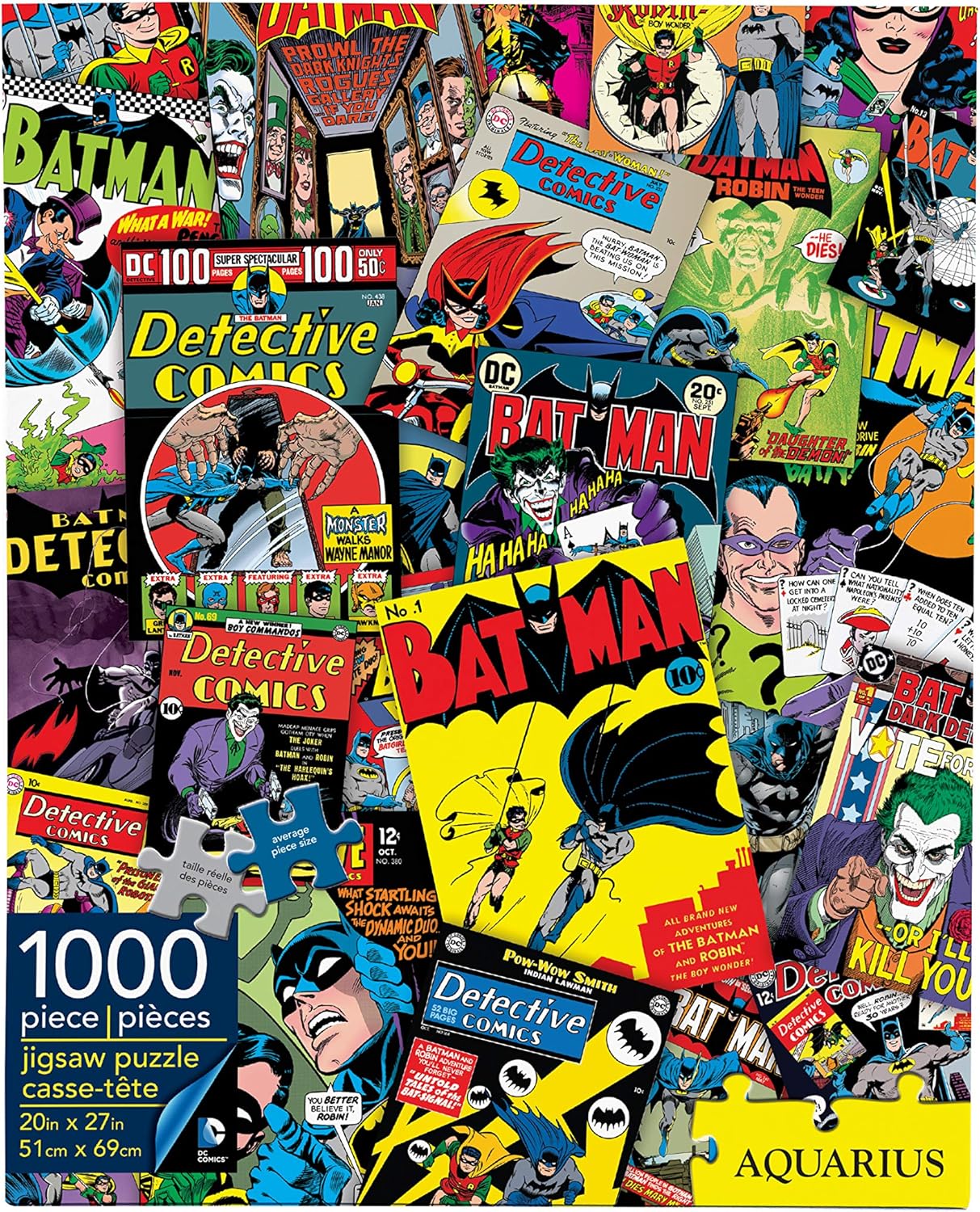 AQUARIUS 65214 Batman Puzzle, Multi-Colored, 1000