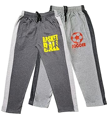 star lath Boys Regular Fit Track Pants, Lowers and Pajamas for Kids Boys Combo Set (Pack of 2)