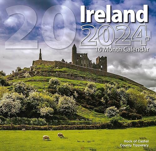 Calendario de pared de tamaño completo de Irlanda 2024 para planificación, programación y organización