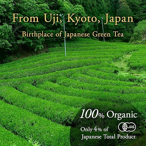 Miniatura 6 de Hojas de té verde orgánico japonés, polvo de hojas sueltas de Sencha Twig Houjicha Genamicha.