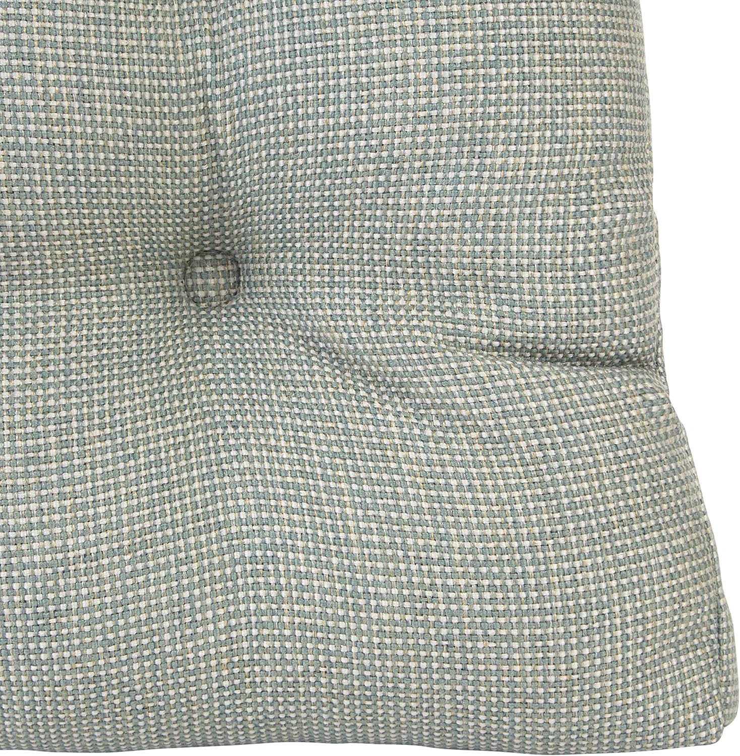 Solid Spa Polyester Non-Slip Dining Chair Cushions, 15x15 Inches, 4 Pack