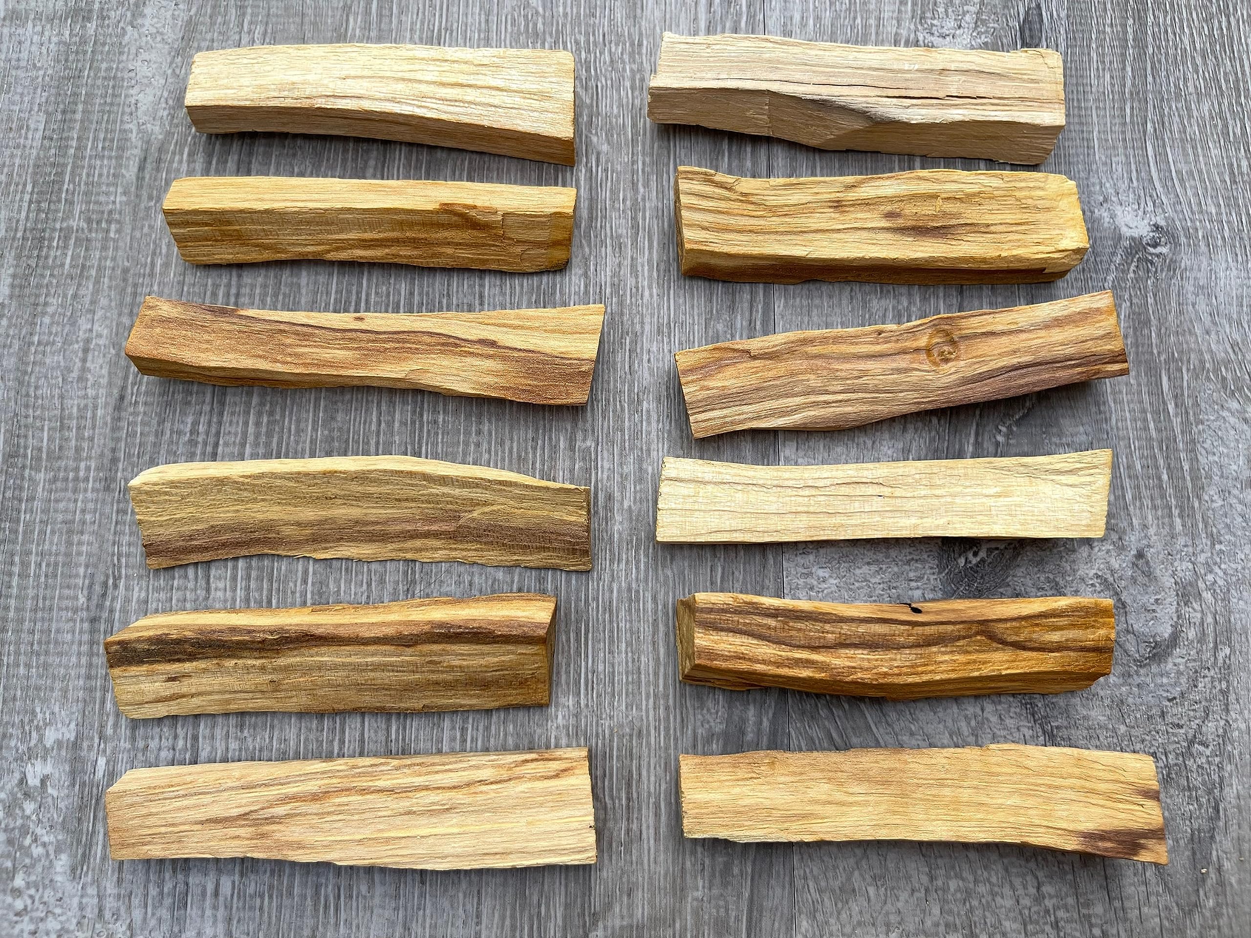 Palo Santo Stick de 4 pulgadas, Palo Santo Sood, madera sagrada, palo de manchas de Palo Santo, limpieza, bendición, lote al por mayor a granel (1 libra)