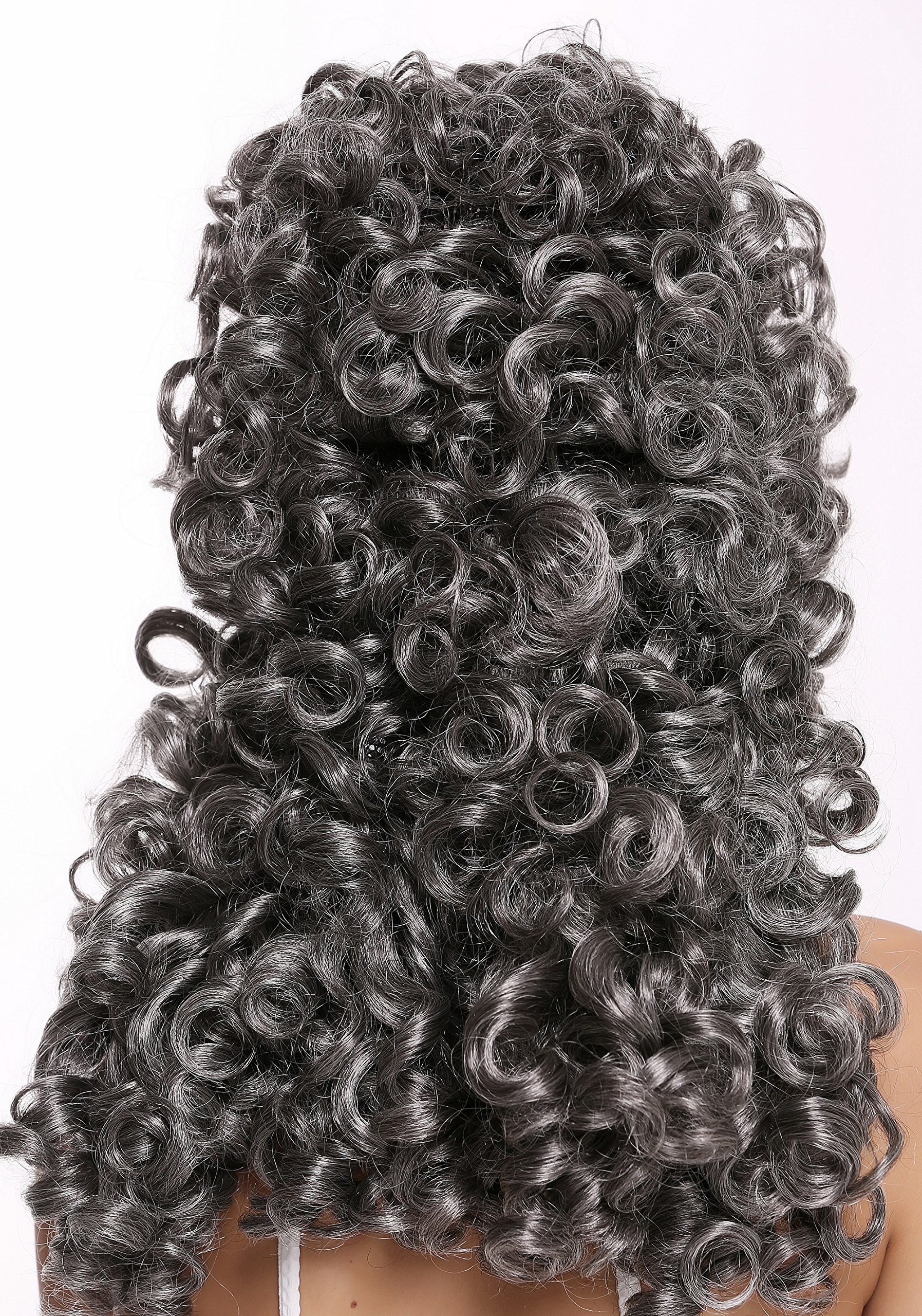 WIG ME UP - B17-2P-B-44 Quality wig women men baroque renaissance king nobleman long curls curly dark grey - Image 4