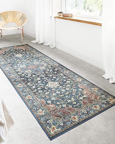 Miniatura 5 de Loloi II Colección Skye SKY-08 - Alfombra de área, 7'-6" x 9'-6", denimladrillo