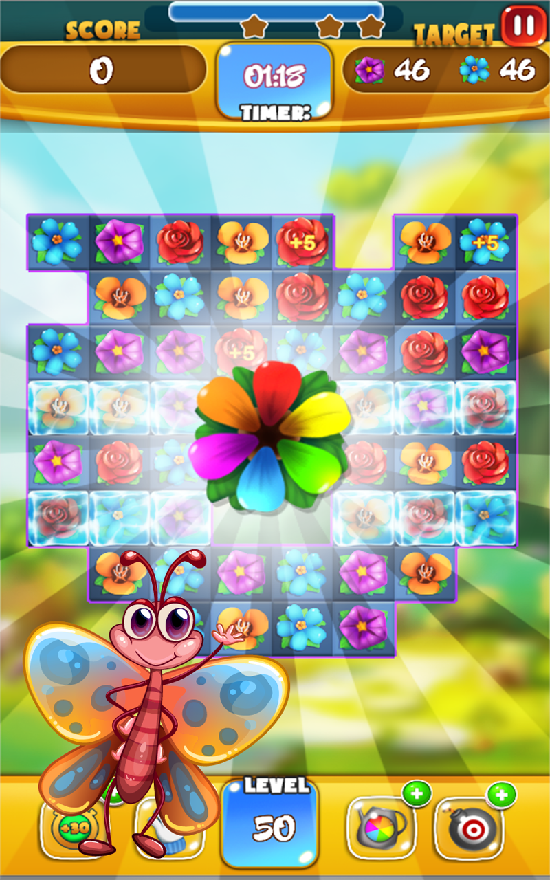 Blossom Flower Match 3 Puzzle Game Free App on the Amazon Appstore