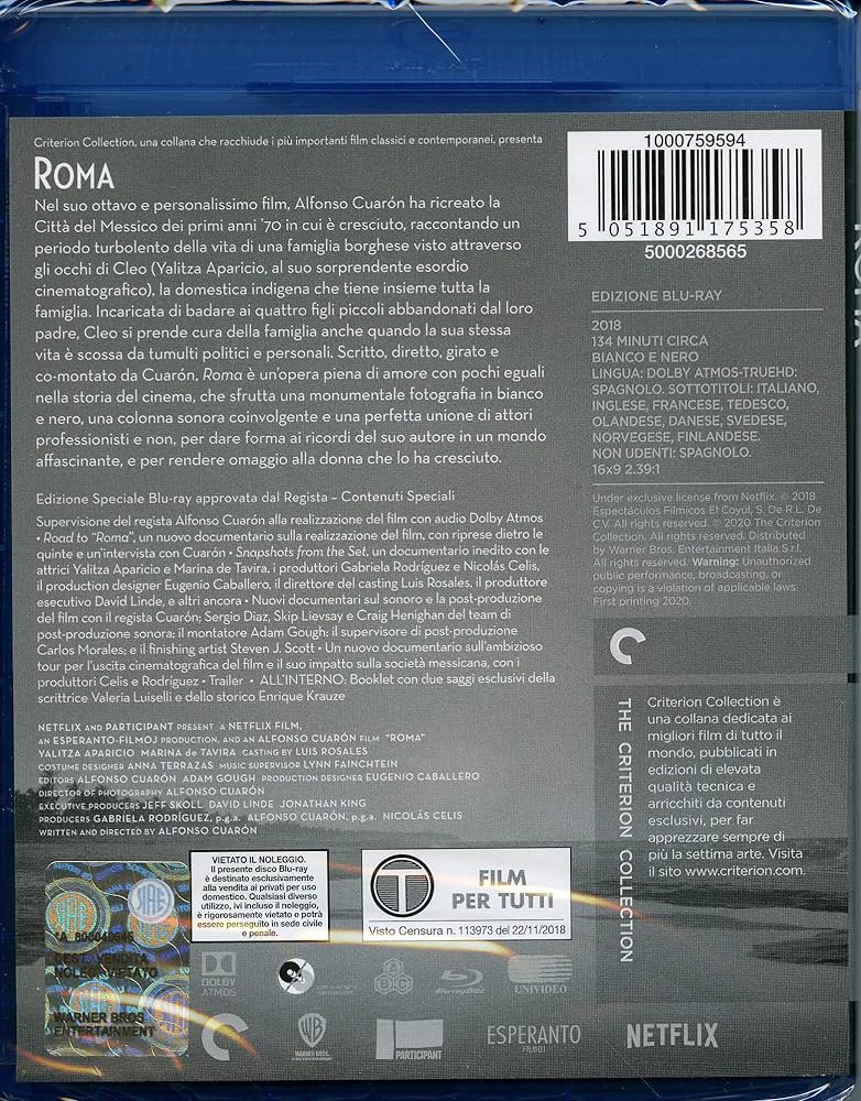 Amazon.com: Roma [Blu-Ray] [Region Free] (English subtitles