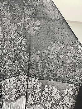 DQSSYTTX Women Velvet Shawl Long Tassel Scarf Warm Shawl