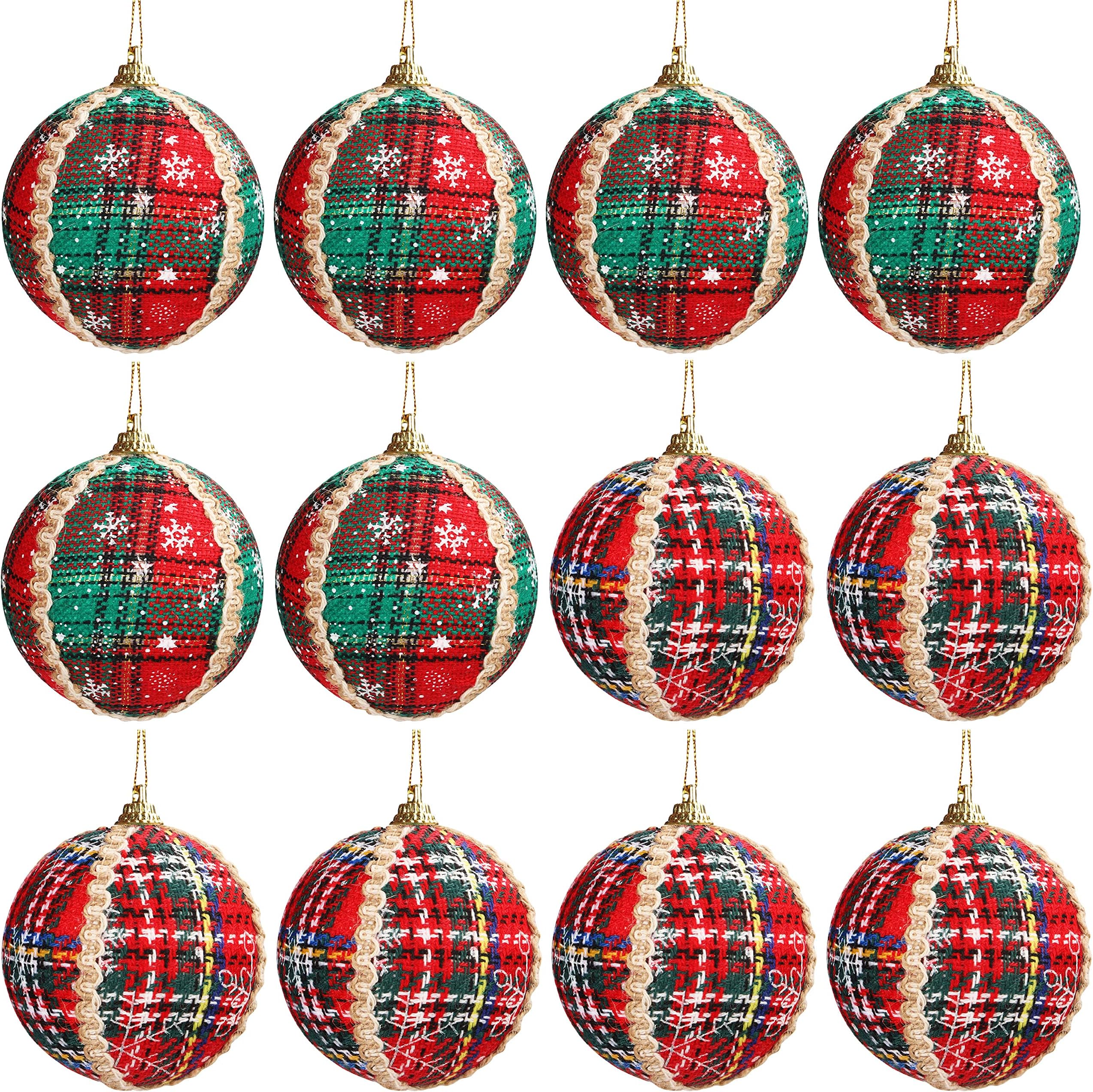 Lot de 24 boules de Noël pour sapin de Noël, décorations de fête de Lot de 24 boules de Noël pour sapin de Noël, décorations de fête de