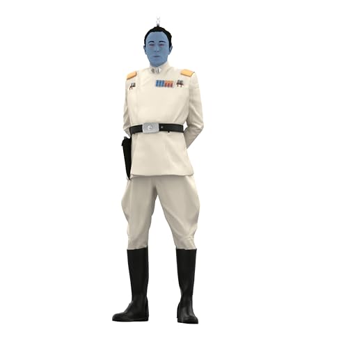Hallmark Keepsake Enfeite de Natal 2024, Star Wars: Ahsoka Grand Admiral Thrawn, presentes para fãs de Star Wars