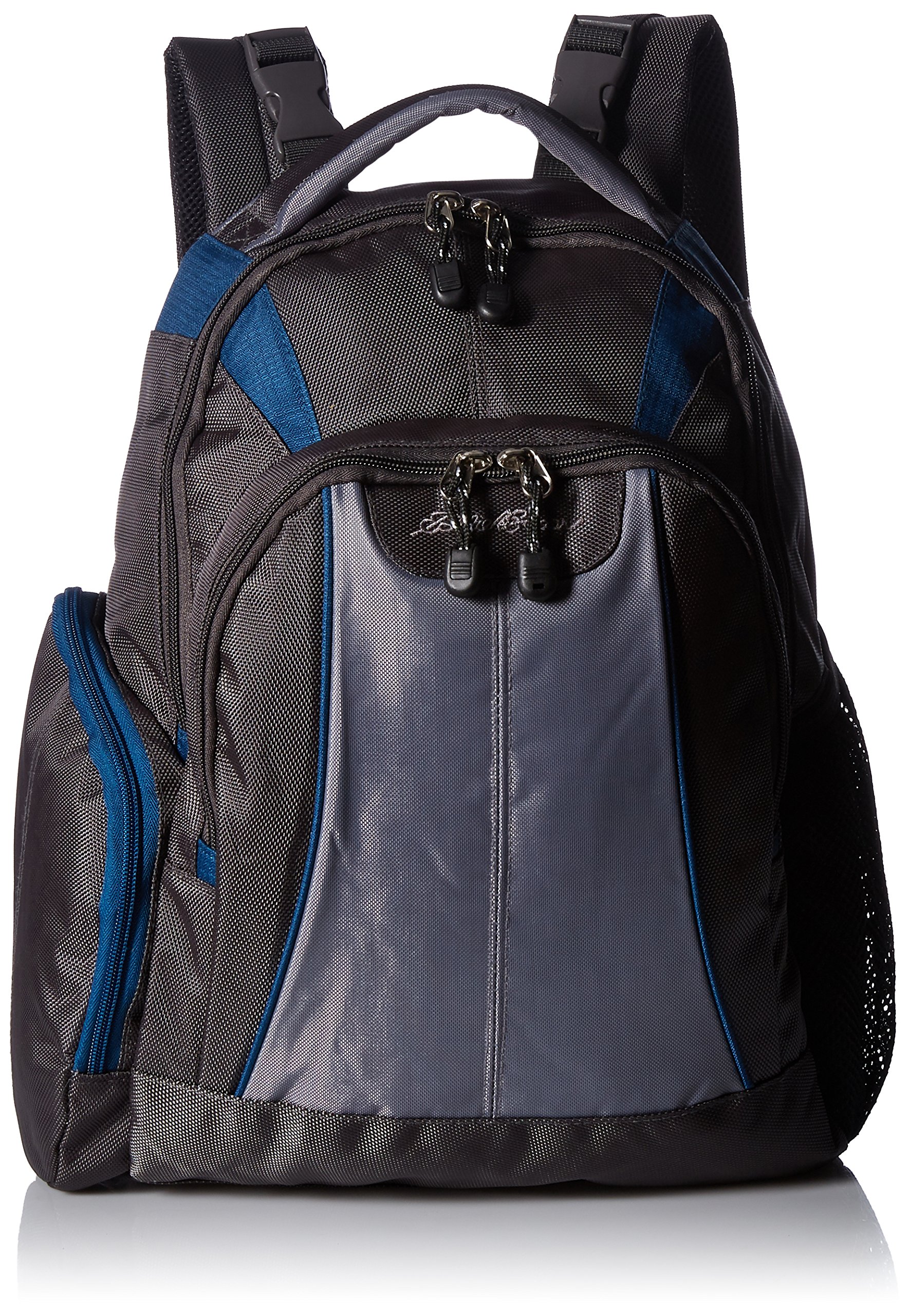 Eddie Bauer First Adventure Back Pack Diaper Bag Grey Blue