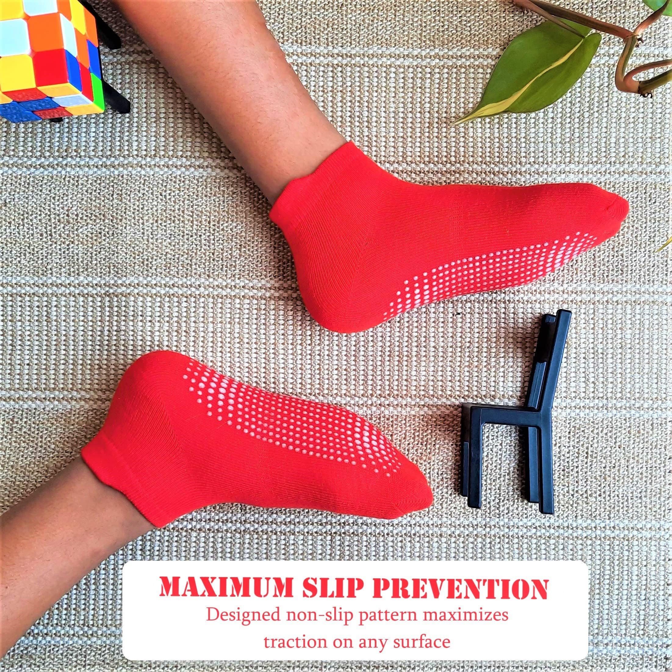 MagicPop Kid's Pure Cotton Colourful, Ankle Length, Soft , Anti Skid, Lightweight & Breathable, 1 To 12 Years, Pack Of 6, Designer Socks (In, Age, 7 - 9 Years, Bright Colors), Multicolour - Image 4 thumbnail