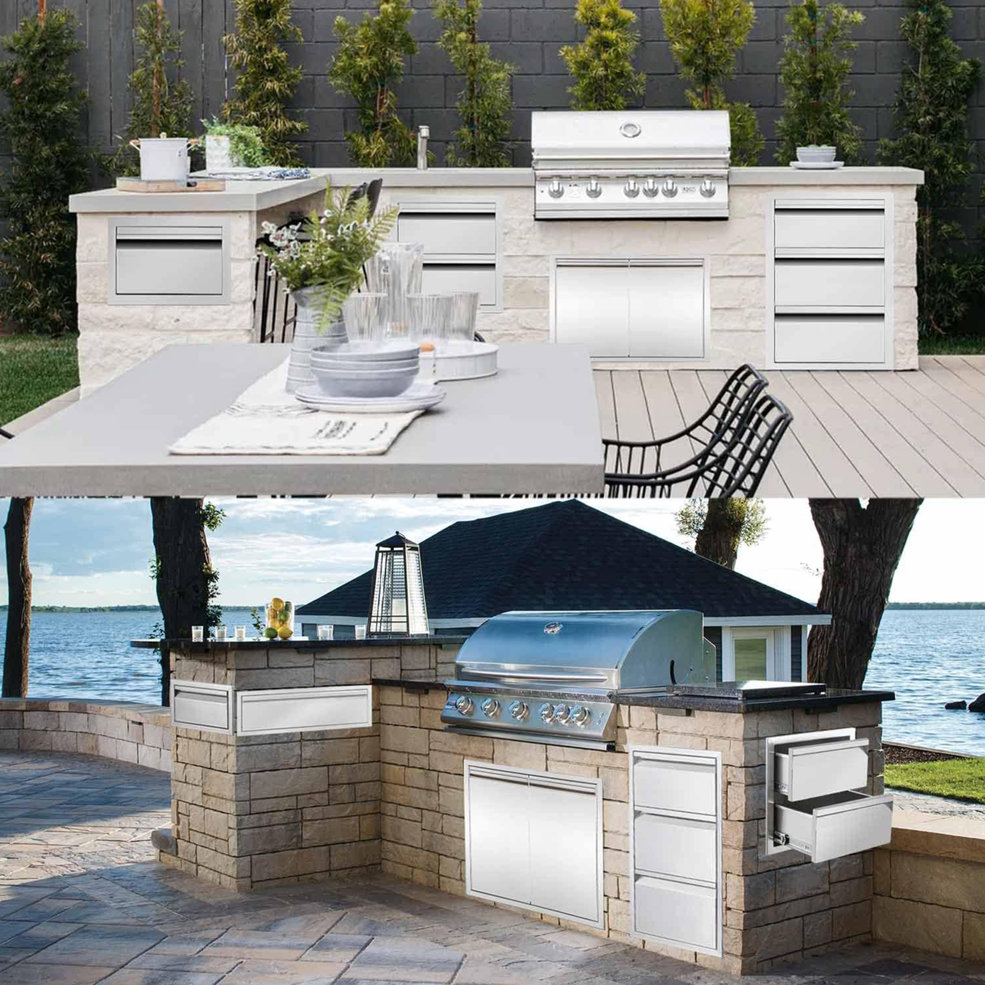 Stainless Steel Outdoor Kitchen Cabinets Stainless Steel Outdoor