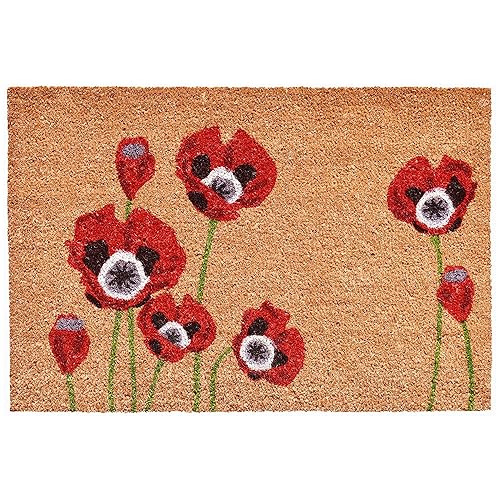 Calloway Mills Red Poppies Doormat