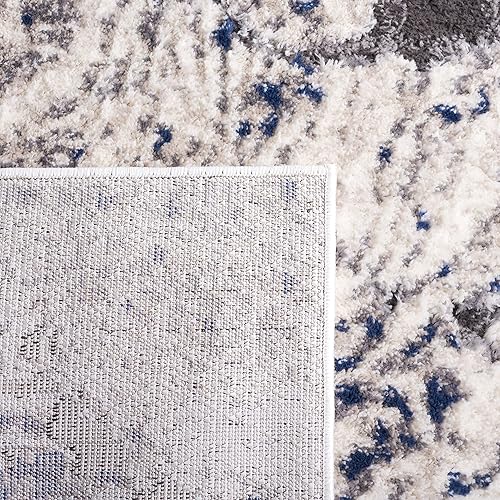 Miniatura 3 de Safavieh Petra Collection 8 x 10 IvoryBlue PTA102A Modern Non-Shedding Living Room Dining Bedroom Home Office Area Rug