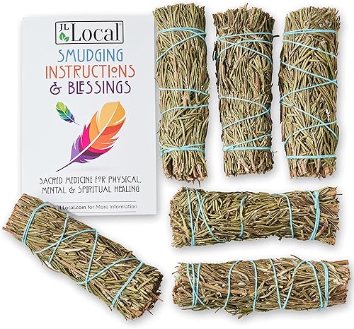 Miniatura 3 de Varitas para manchas de romero de 4 pulgadas | Varitas de salvia de romero | Kit de salvia a granel al por mayor | Salvia Blanca para Limpiar |