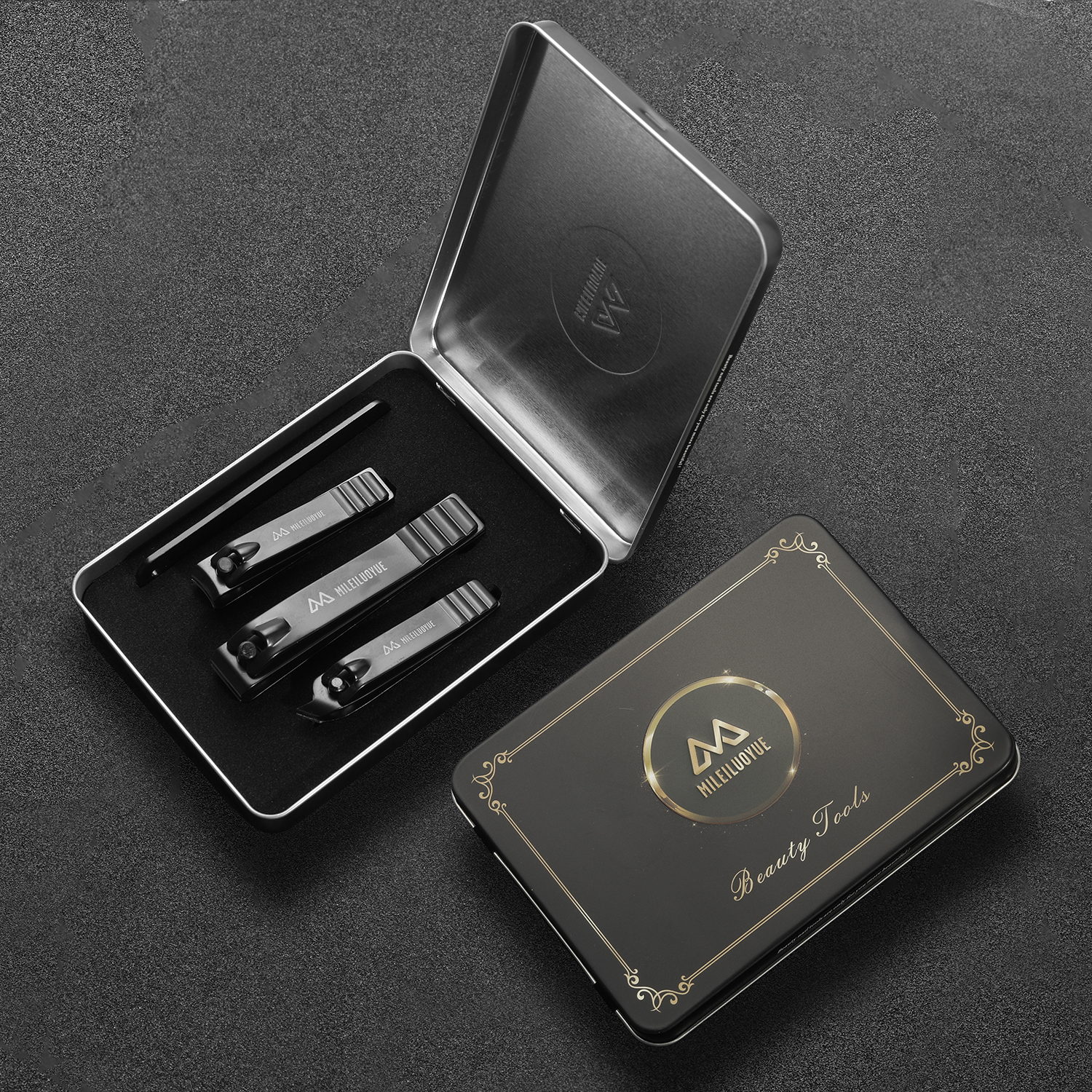 Nagelknipser Set Aus Edelstahl - 4-teilig Mit Nagelfeile, Perfekt Für Männer & Frauen