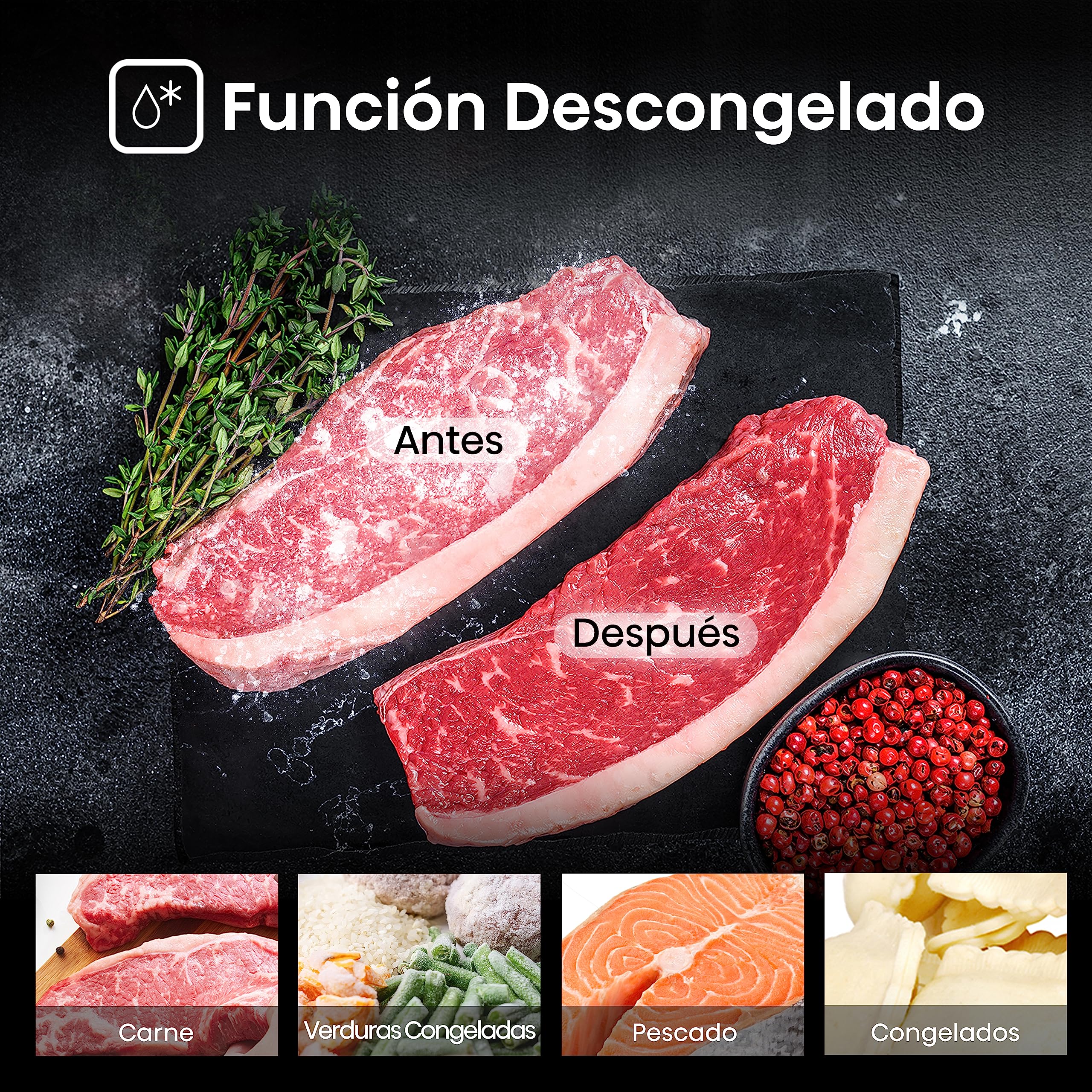 Hisense H23MOBSD1HG - Microondas con Grill, Capacidad de 23 L, 800 W de Potencia,1000 W Grill, Temporizador 60 Min, Modo Descongelar, Tirador, Acabado Negro