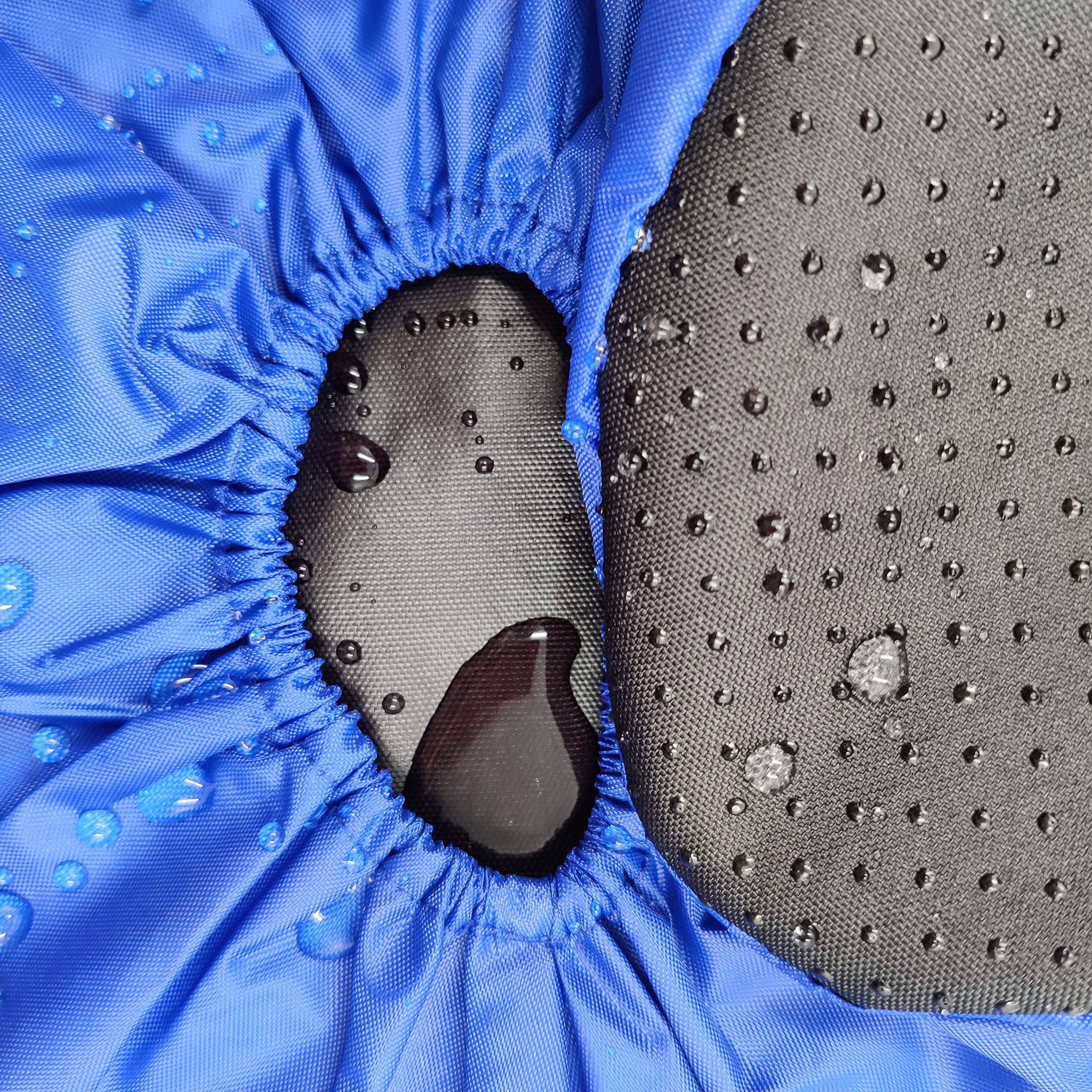 5 pares de fundas impermeables antideslizantes lavables reutilizables para zapatos de interior (XL, azul)