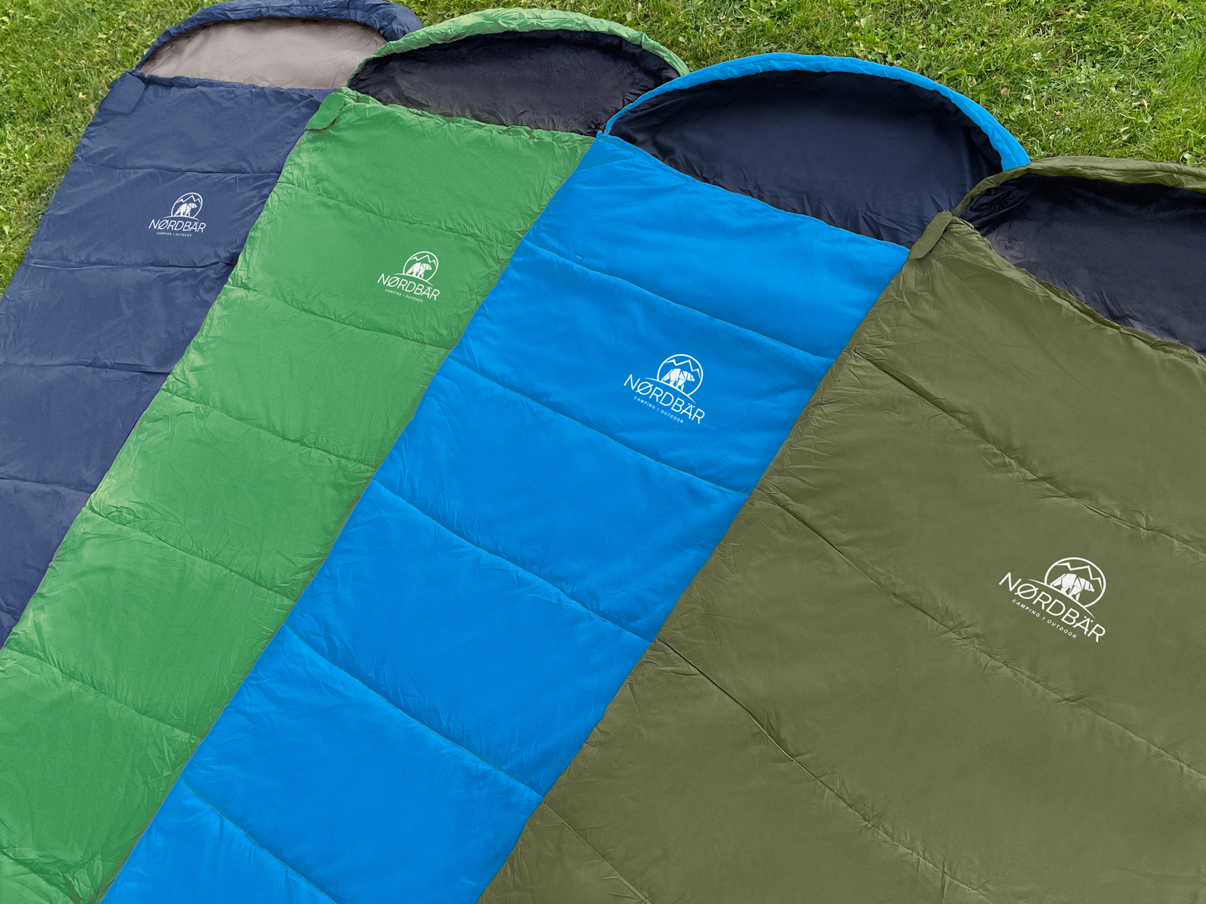 nordbär schlafsack NORDBÄR® Mumienschlafsack Sommer & 3 Jahreszeiten, Ultraleicht, 750/1500 g Couleur:Purple Grab’n’Go Smart Bag-wiederverwendbare ökologische Foam Punch
