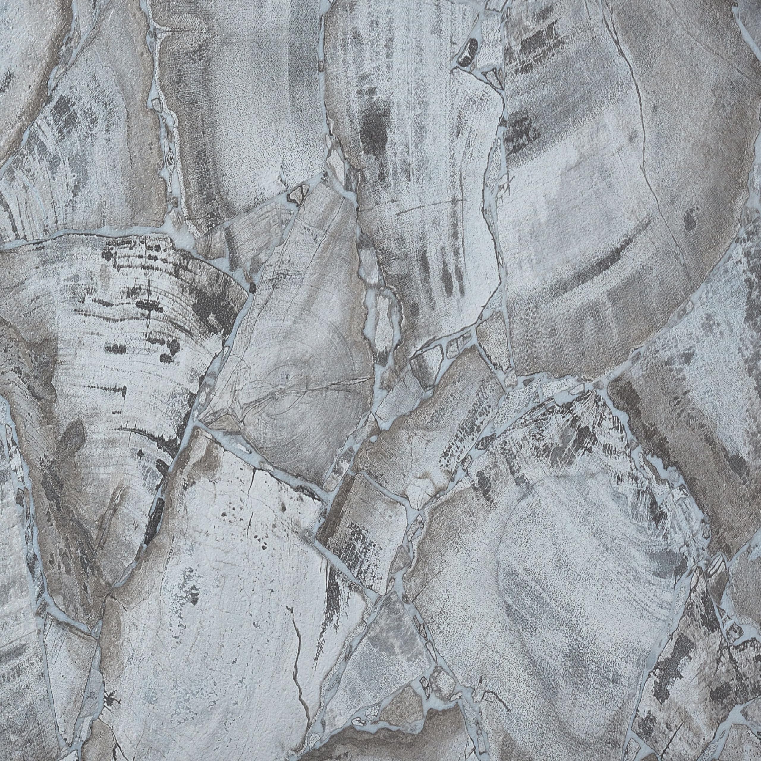 NOVECRAFTOSelf-Adhesive Vinyl Floor Tiles - 30 Pack Covers 30sqf (2.79 sqm) - Peel and Stick Tile 12”x12” (30.5x30.5cm) - Charcoal Marble Flow Pattern