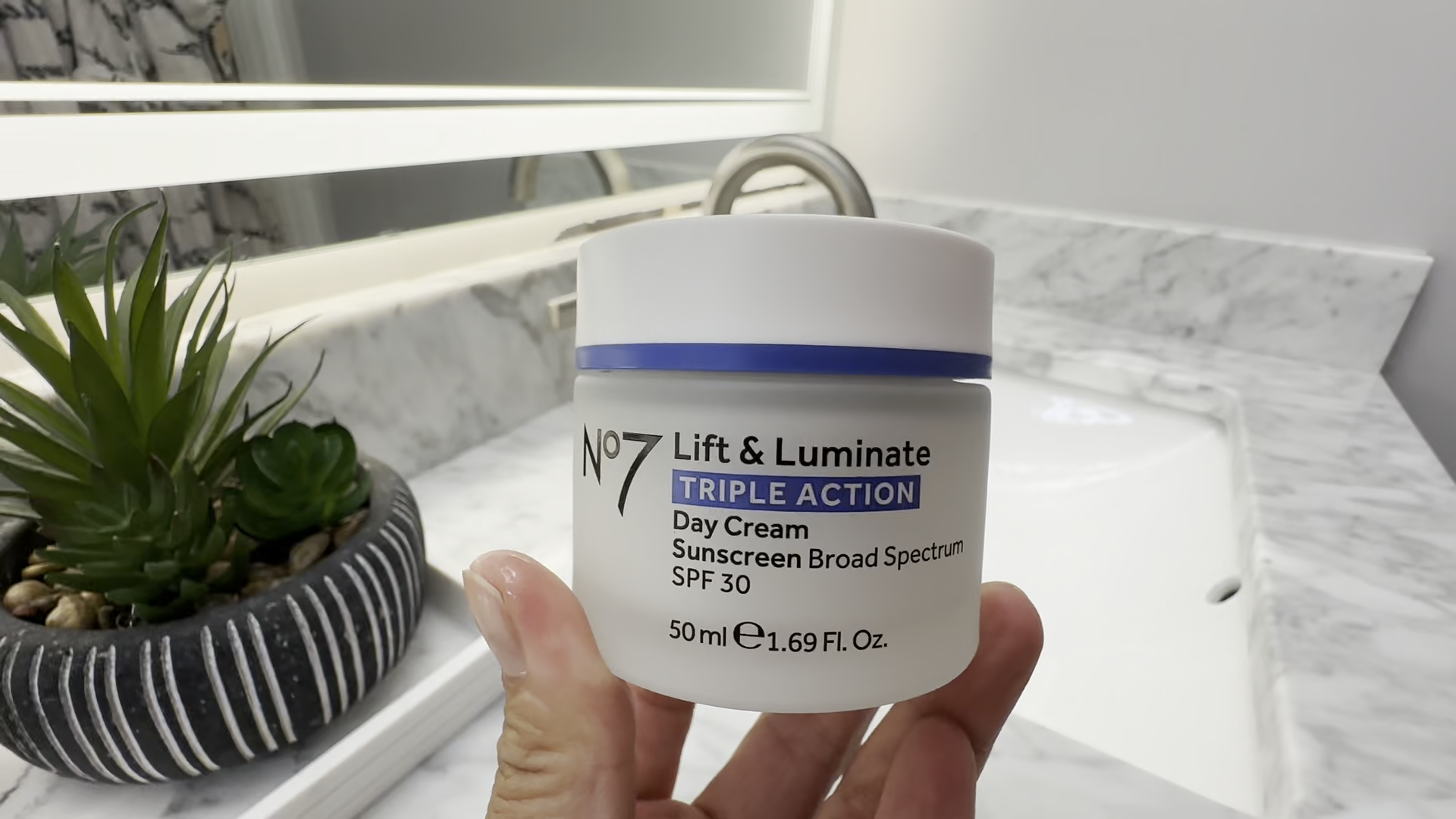 Watch No7 Lift & Luminate Triple Action Day Cream on Amazon Live