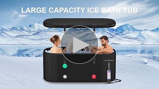 HotMax XXL Drop Stitch Ice Bath Tub for Recovery 216 Gal