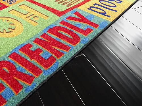 Miniatura 14 de Flagship Carpets. Alfombra educativa para el aula, para niños., Multicolor, 1