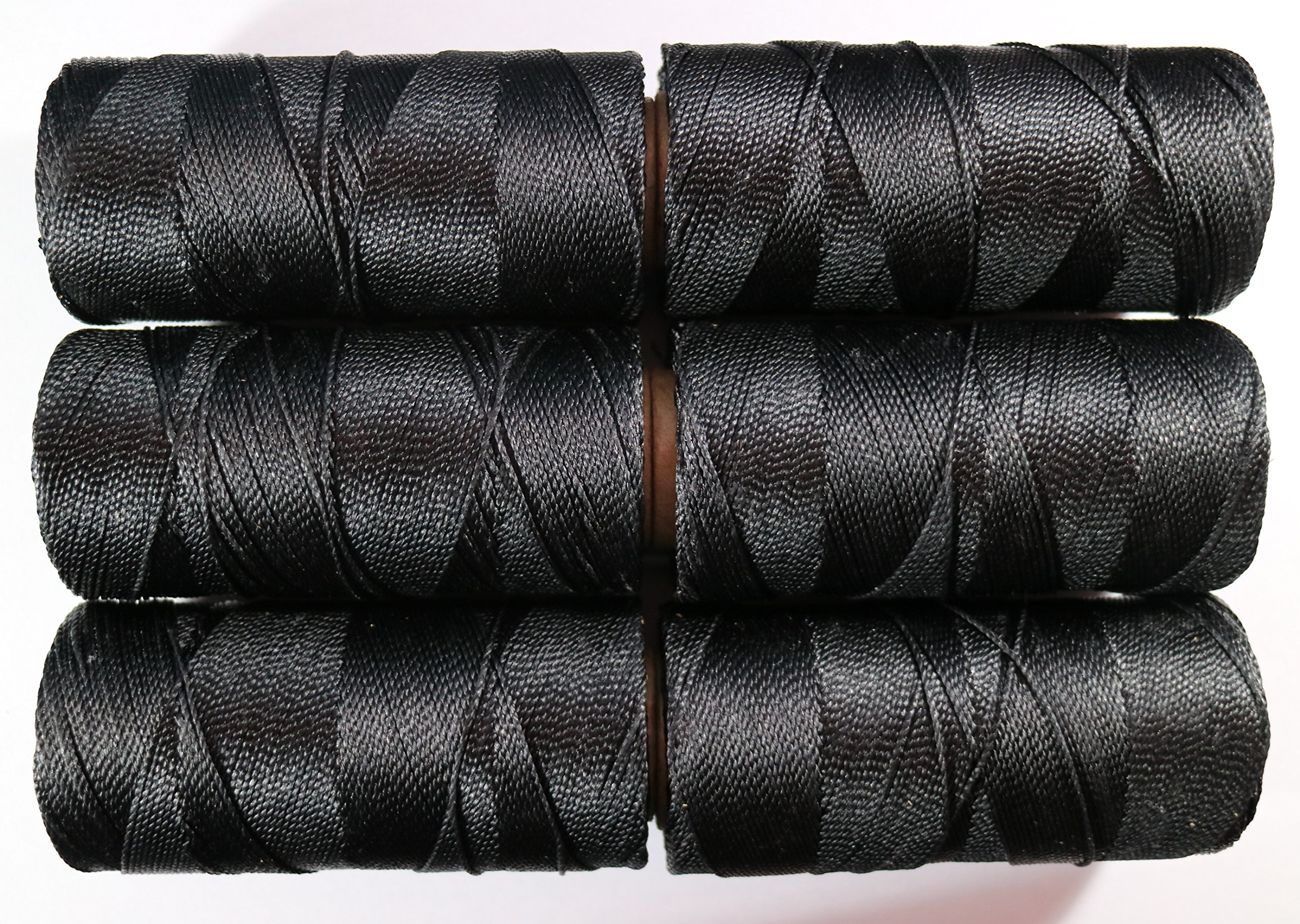 HILO ENCERADO LINHASITA COLOR NEGRO CONTIENE 6 BOVINAS