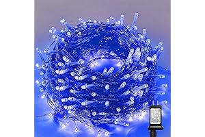 LJLNION Brilliant Blue Christmas Lights