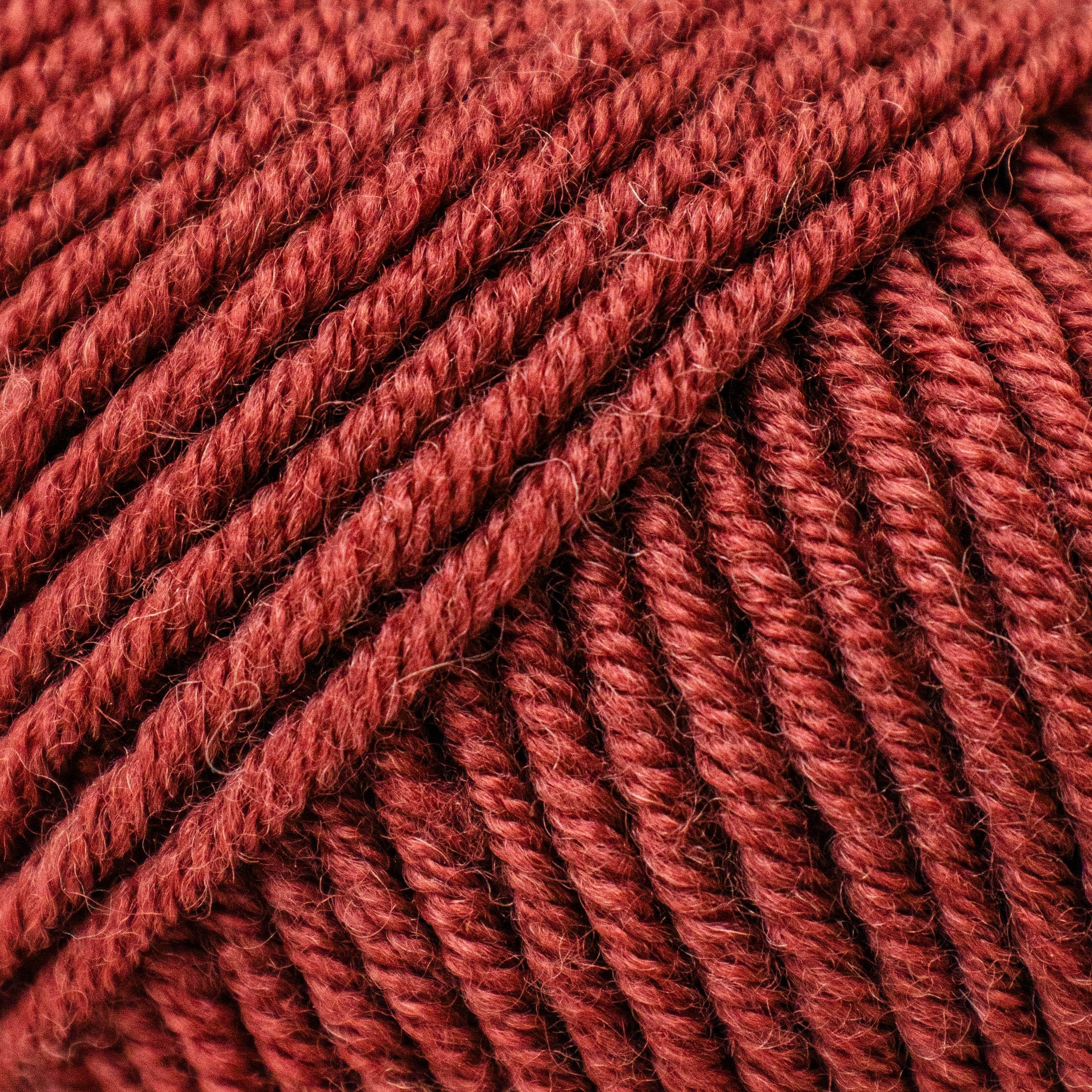 2PCs Superfine Merino DK Yarn for Knitting and Crocheting Super Soft Superwash 100% Merino Wool 50g Ball, Burgunder (13), 2 Units - Image 2